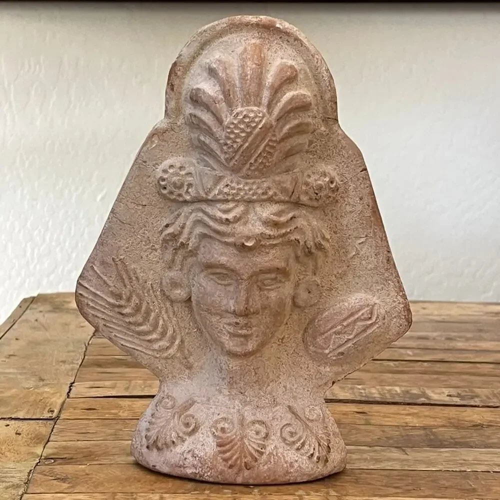 Antefix Architectural Element In Terracotta Ancient Greek 9.75